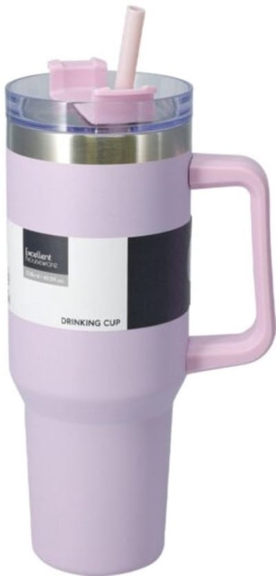 Home & Styling Thermo Drinkbeker 1,2L - Roestvrij - Paars