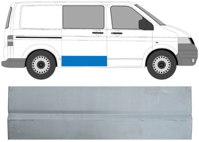 Interne reparatie achterste deuren voor Volkswagen Transporter T5 2003-2015