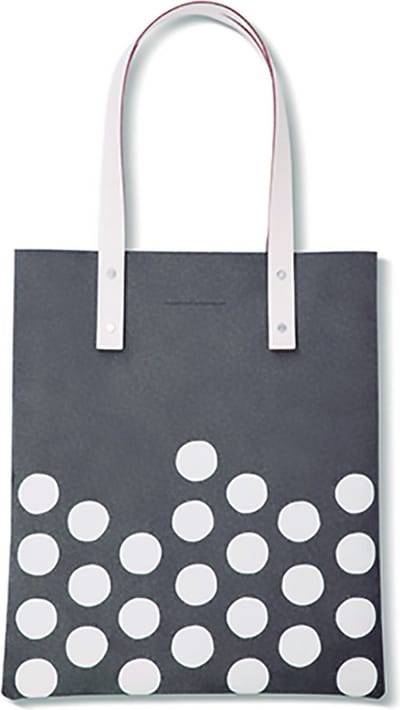 Vacavaliente - Tote Bag (by Paola Navone) - Gerecycled Leer - Grijs