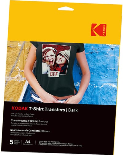 Kodak Fotopapier - Transferpapier voor donker textiel - A4 - 5 vellen