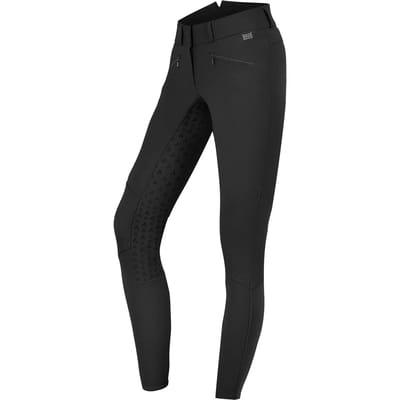 Wedstrijd rijbroek met volle grip hoge taille in silicone voor dames ELT Hella
