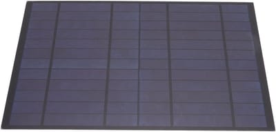 Zonnepaneel 10W - Zonnelader Plaat - Outdoor Energie - Polykristallijn Silicium - 34x22cm