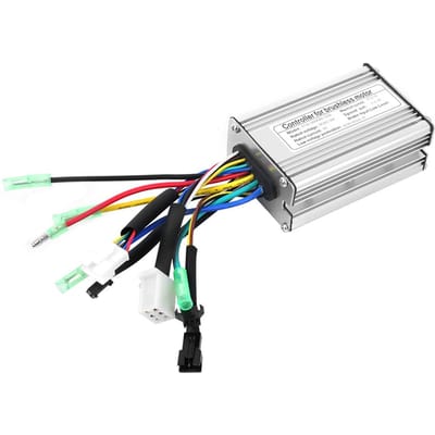 E-bike Conversie Accessoire 6 Tube 3648V KT17A Alle Normale Koppen Rechthoekige Controller white