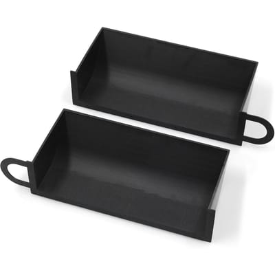 Luchtinlaatscheppen, 2 stuks Dynamische koudeluchtinlaatsystemen Vervanging voor BMW E90 E91 E92 E93 (Blauw) zwart