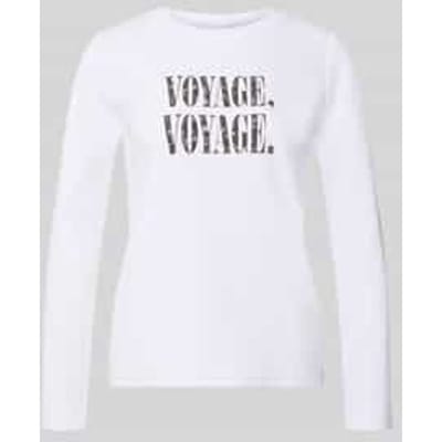 Shirt met lange mouwen met statementprint