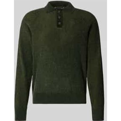 Gebreide pullover met polokraag