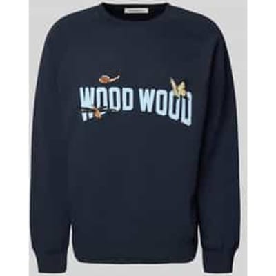 Sweatshirt met motiefstitching, model 'Hester'