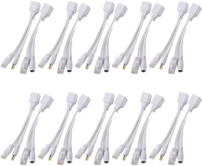 Dailygoody - Netwerkkabel - RJ45-kabel - Superieure transmissieprestaties - Plat ontwerp - Stroomvoorziening via ethernet - Geschikt voor internet...
