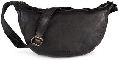 HAROLD'S schoudertas Submarine Pouch Twin Bag Black zwart