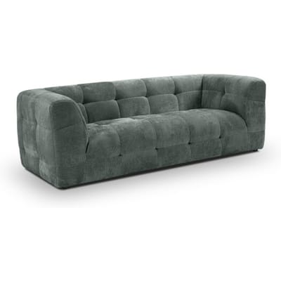 Furnilux Tenso 2.5-zits bank in petrol moderne woonbank met fsc-hout