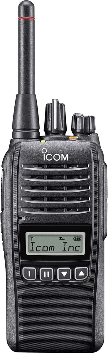 Icom IC-F29SDR - Walkie Talkie - dPMR446 - PMR446 - Portofoon IP67 - Waterdicht - Zwart