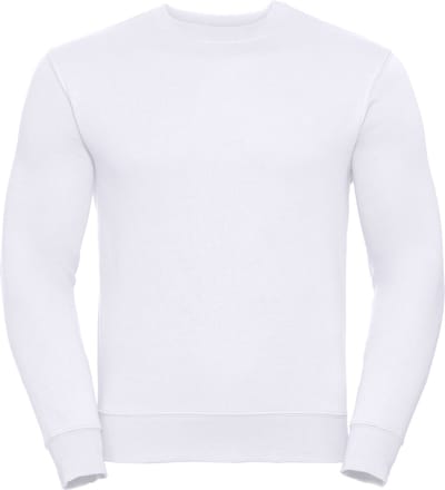 Russell Heren Sweatshirt Wit Ronde Hals Regular Fit - S