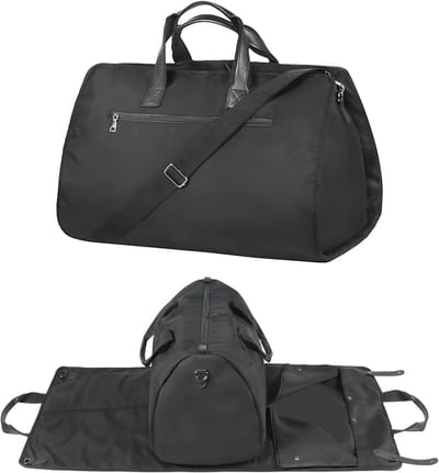 Reizen plunjezak Zwart - 2-in-1 Converterbare Pak Carrier & Holdall