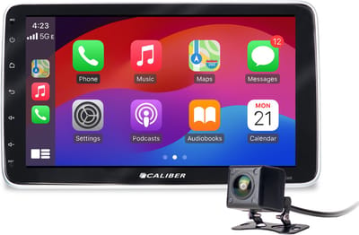 Caliber Autoradio met Bluetooth - Autoradio Carplay - 1 DIN - Met Achteruitrijcamera - DAB+ - Groot 10.1" Touchscreen Scherm (RMD910DAB-CMR)