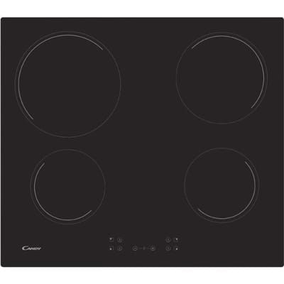 Candy CH64CCB keramische inbouwkookplaat - Zwart - 4 zone(s)