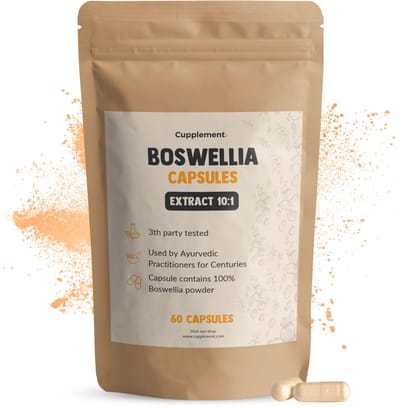 GOYU Boswellia Extract 5.000 mg 60 capsules - boswellia capsules - boswellia serrata - Vegan - Zonder toevoegingen - Lab getest - 60 dagen voorraad per zakje