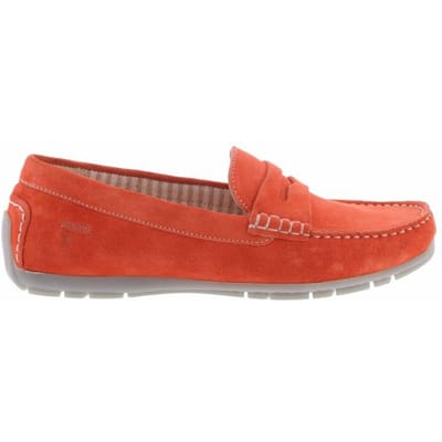 Sioux - CARMONA-700 - Instappers - Kleur: Rood - Maat: 39