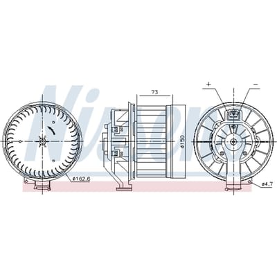 Binnenventilator NISSENS 87803