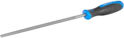GEKO Ronde vijl - Metaalbewerking - 200 mm - Ergonomische greep - Duurzaam carbonstaal