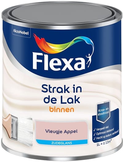 Flexa - Strak In De Lak Binnenlak Zijdeglans - Vleugje Appel - Mengverf - 1 L