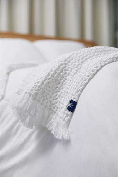 Torres Novas 1845 Beddensprei Wafel Wit - 280 x 260 cm - Katoen