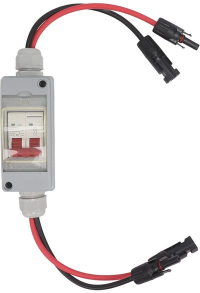 Mini-stroomonderbreker voor PV-systemen - DC 500V 32A, Scheidingsschakelaar met IP65 Bescherming