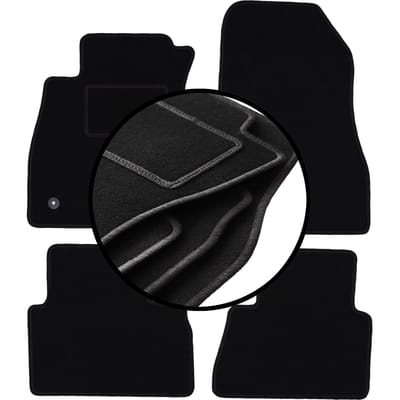 Complete set veloursmatten voor: Nissan Juke F15 crossover (2010-2017)