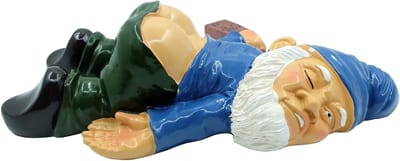 Grappige Tuinkabouter van Hars, Unieke Tuinversiering voor Buiten en Binnen, Perfect voor Feestjes en Tafeldecoratie