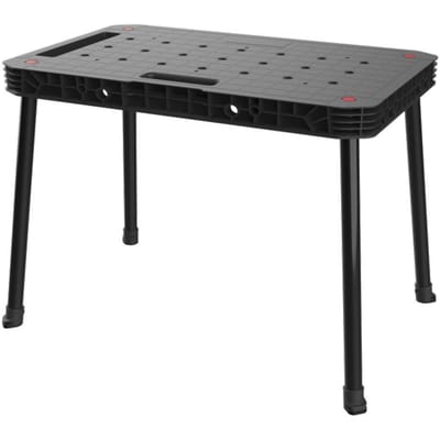 Keter - Ultimate werkbank - opvouwbaar - draagvermogen tot 453 kg - groot werkoppervlak met gaten van 3/4 inch - draagbaar, 262936