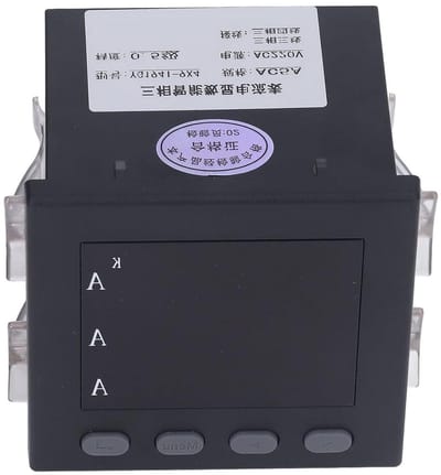 Digitale Stroommeter - Energie Monitor - Industriële Automatisering - 0.5% Hoge Precisie - AC220V - Grijs