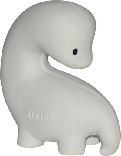 TIKIRI Mijn Eerste Dinosaurus - Brachi - Natuurlijk Rubber - Met Belletje - 0 Jaar