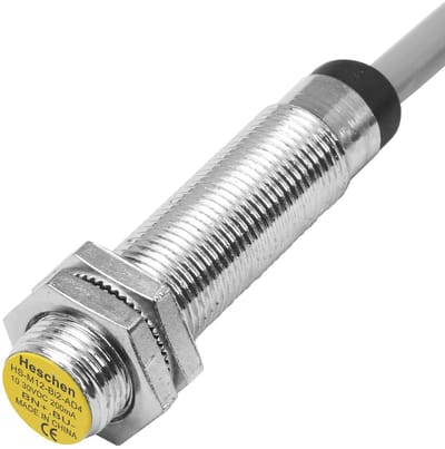 Dailygoody - Inductieve Naderingsschakelaar - Cilindrisch Type - DC10-30V - 2 Draad - Magnetisch Metaal - Geschikt voor Industrie - HS-M12-Bi2-AD4