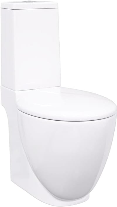 Staatcloset met Inbouwreservoir en Softclose Zitting - Hangend Model, Keramiek Wit