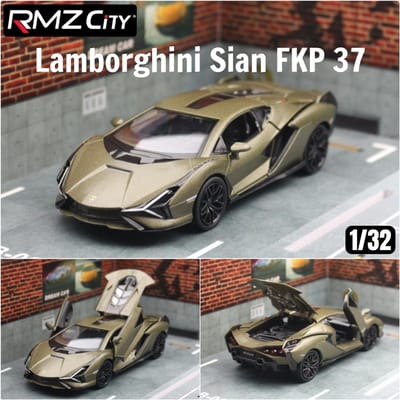 1/32 Lamborghini Sian Fkp 37 Super Sport Speelgoedauto Model Rmz City 1:32 Diecast Voertuig Miniatuur Collectie Cadeau Voor Kinderen Jongens