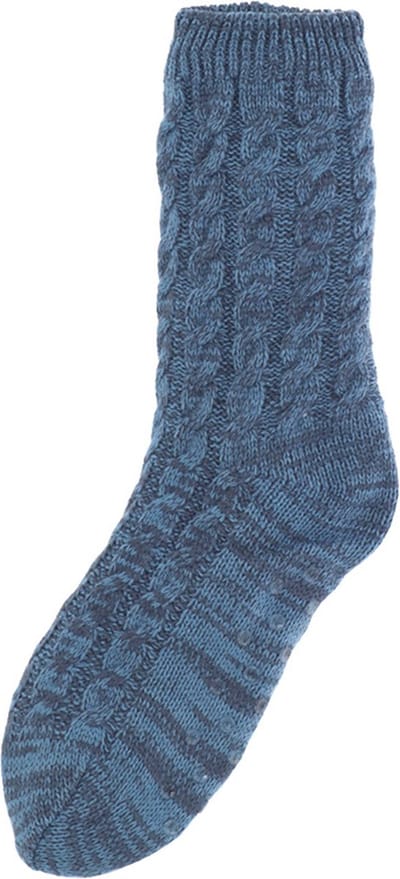 Basset -Homesocks -Antraciet - Maat 40/46 - Met Antislip laag op de voetzool- Super Zacht - Huissokken -