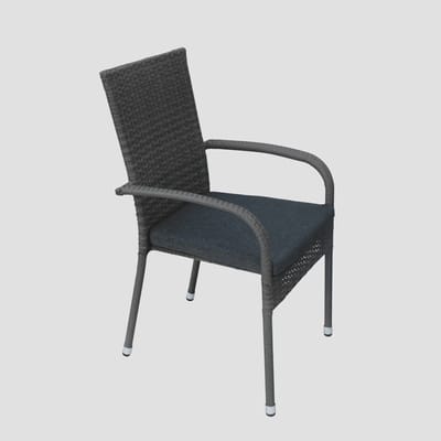 HOMLA - Chair - BIKLY - grey - 56x64x94 cm