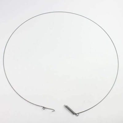 Wasdeur Klem - Deurveer - Wasmachine Reparatie - Origineel Onderdeel - Standaard Maat - Zilver