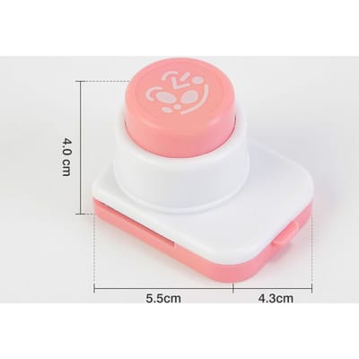 Rijstbalvormen DIY Zeewier Nori Uitsteker Lachend Gezicht Cartoon Rijstbal Onigiri Vorm Embossing Apparaat Sushi Vorm Bento Decor roze