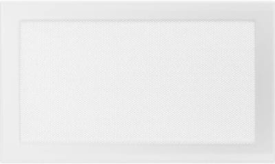 Open haard rooster - Ventilatierooster haard - Luchtcirculatie verbeteren - Gepoedercoat staal - 22x45 cm - Wit