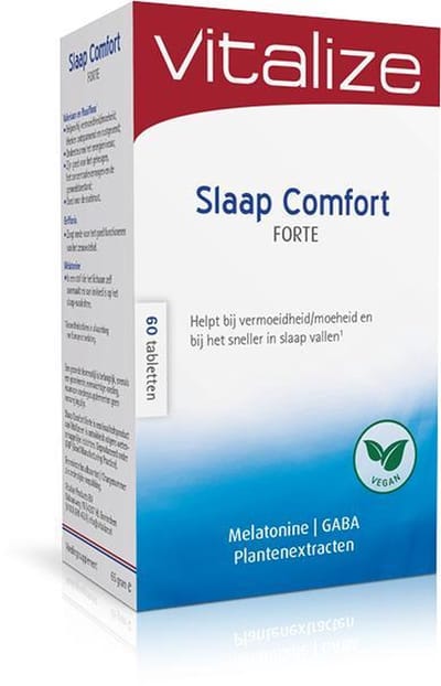 Vitalize Slaap Comfort Magnesium Complex 60 tabletten | Helpt bij de vermindering van vermoeidheid en moeheid - Werkt ontspannend en rustgevend