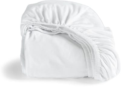 Cinderella - Hoeslaken (tot 35 cm) - Jersey - 90x200 cm/210 cm - White