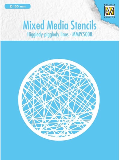Nellie Snellen Precision Circle Stencils Round Stencils Higgledy-Piggledy Lines