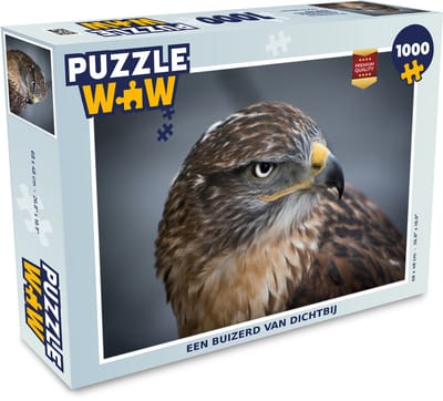 Puzzel Een buizerd van dichtbij - Legpuzzel - Puzzel 1000 stukjes volwassenen