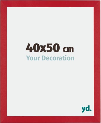 Your Decoration - Fotolijst 40x50 cm - MDF - Rood - Mura