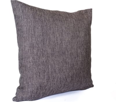 Kussenhoes 45x45cm Donkergrijs (Steel Grey) - Met Rits - Linnen & Recycled - Wasbaar - Strijkbaar - Belgische makelij