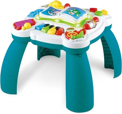 Muziektafel - Interactieve Tafel - Baby Leren - Meertalig - 36.5 cm - Turquoise