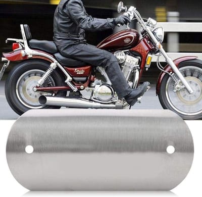 Dailygoods- Uitlaatpijp Hitteschild - Roestvrij Staal - Universeel voor Motorfiets - Bescherming tegen Verbranding - Eenvoudige Installatie - Duurzaam Materiaal