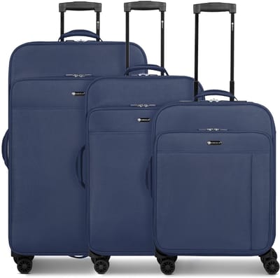 CHECK.IN Sevilla 3.0 4 wielen Kofferset 3-delig - Zachte bagage - - dark blue
