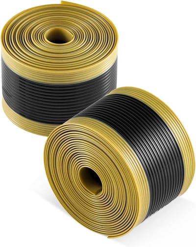 Fietsband Voering - Binnenband Beschermer - Anti Lek Rijden - Universele Maat Compatibiliteit - 2 Stuks 38mm - Geel Zwart