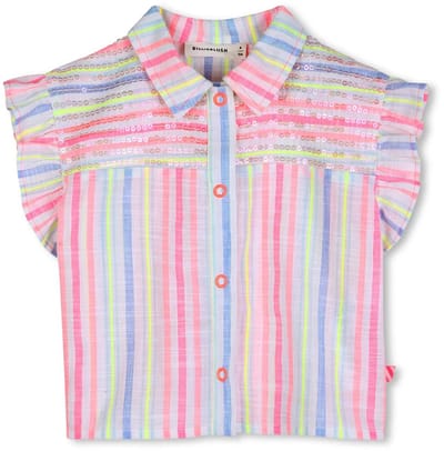 Billieblush U22108 Blouse Met Korte Mouwen Veelkleurig 12 Years Meisje